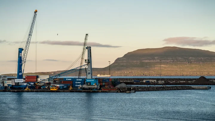 “Lincoln city" in Tórshavn harbour
